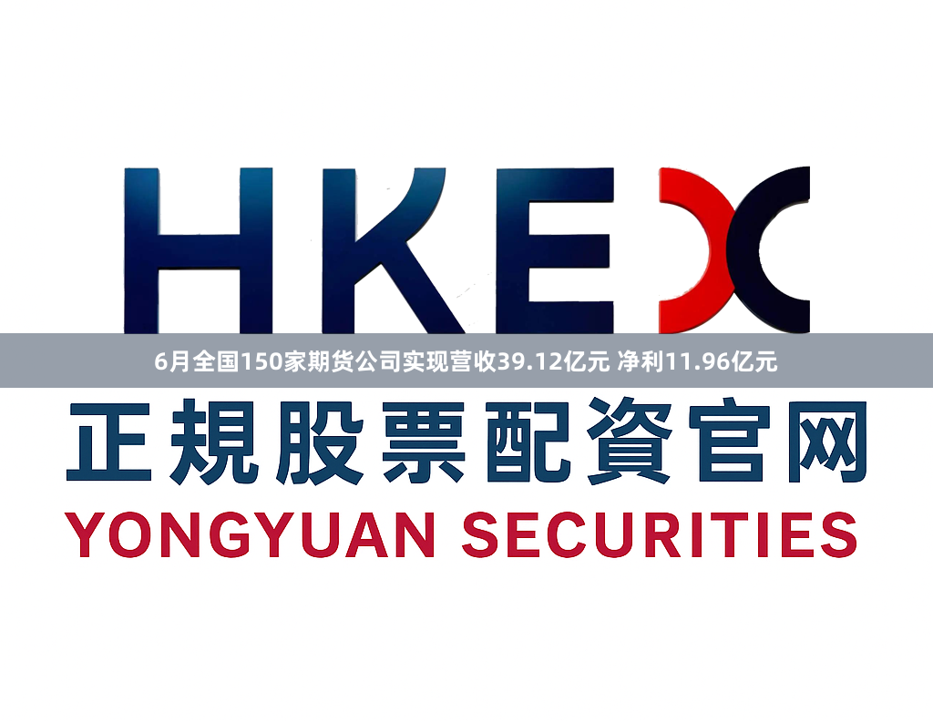 6月全国150家期货公司实现营收39.12亿元 净利11.96亿元