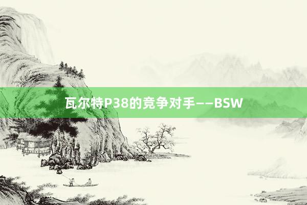 瓦尔特P38的竞争对手——BSW