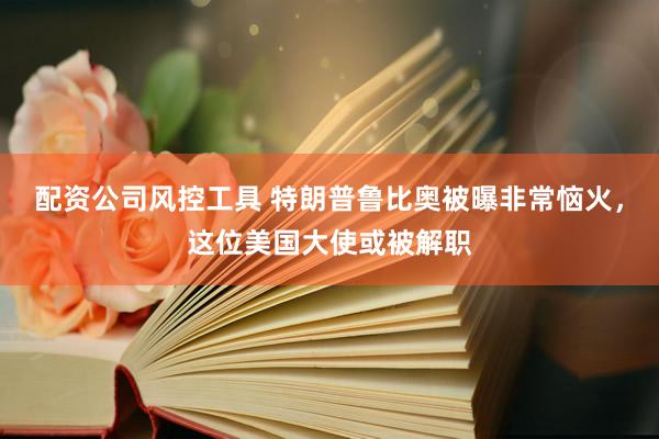 配资公司风控工具 特朗普鲁比奥被曝非常恼火，这位美国大使或被解职